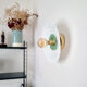 Opaline wall lamp