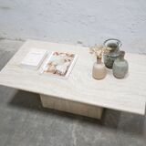 Vintage travertine coffee table