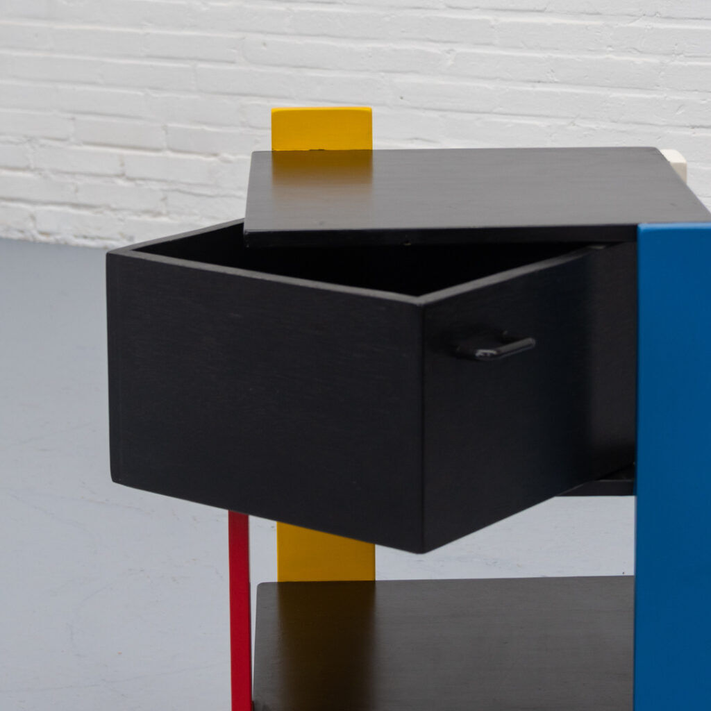 Rietveld style side table 1980s