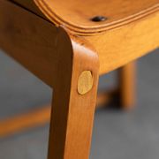 Ensemble de 6 chaises de salle à manger par Axel Larsson