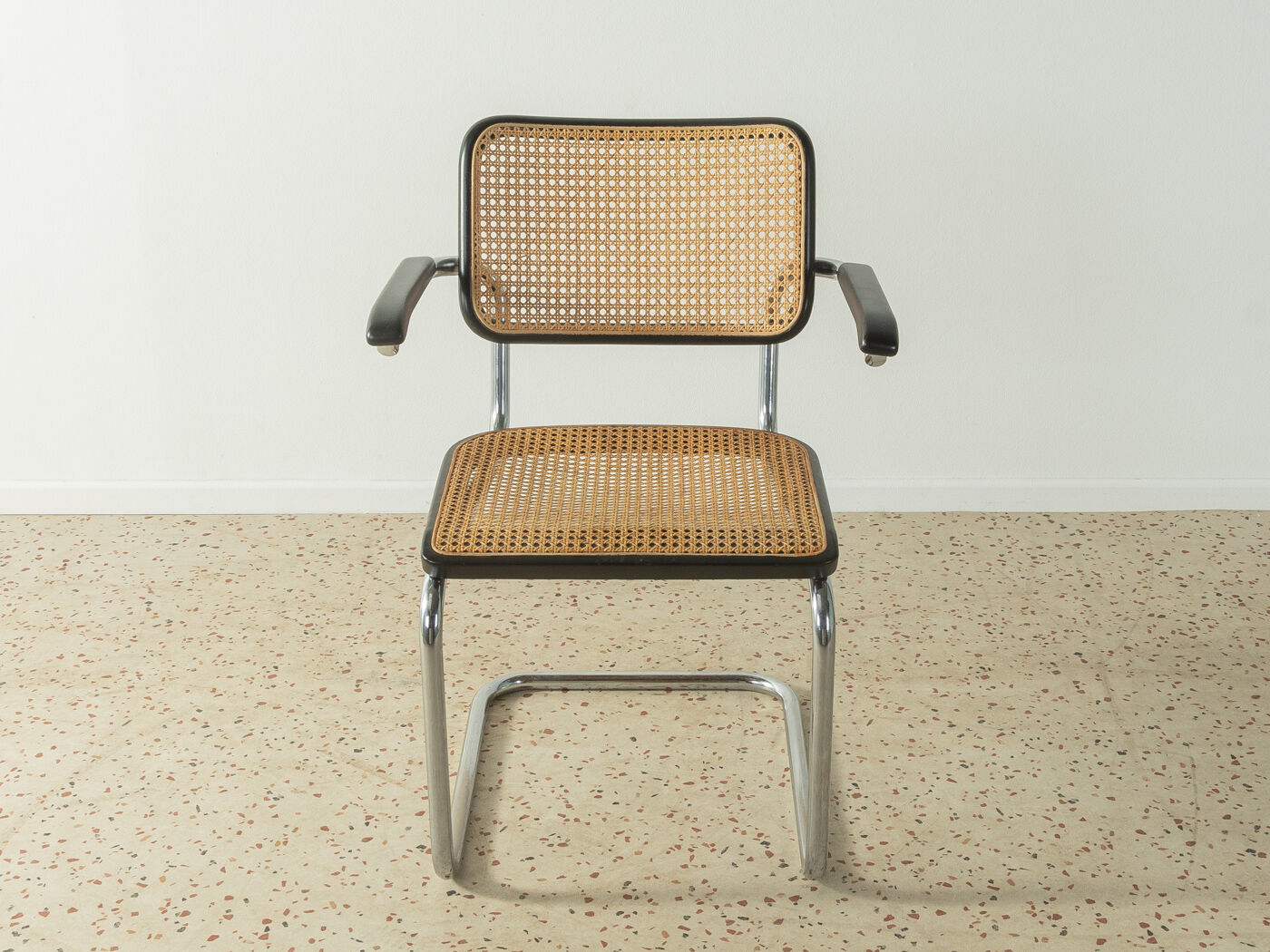 Tubular steel chair, model S 64, Marcel Breuer edition Thonet