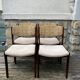 4 chaises design vintage 70/80
