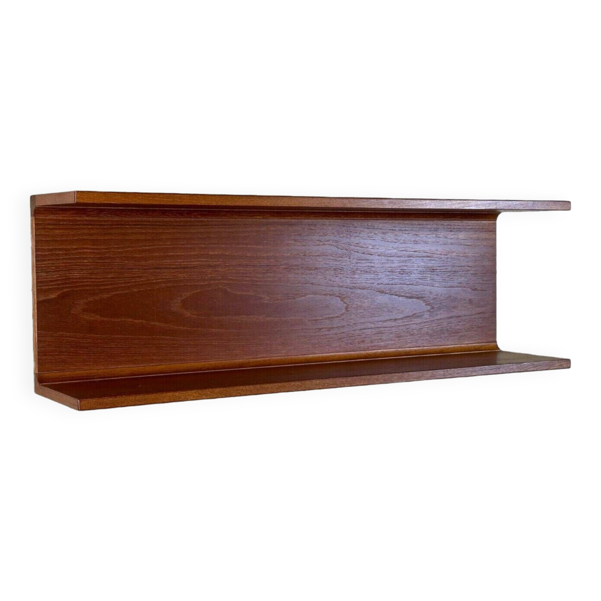 60s 70s étagère murale en teck Pedersen & Hansen Viby J. Denmark Design