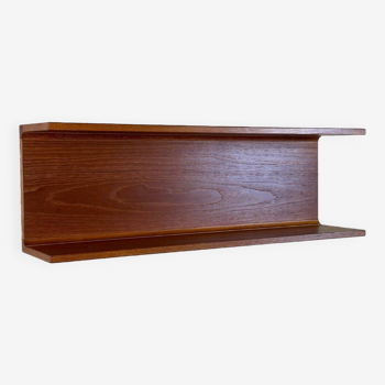 60s 70s teak wall shelf shelf Pedersen & Hansen Viby J. Denmark Design