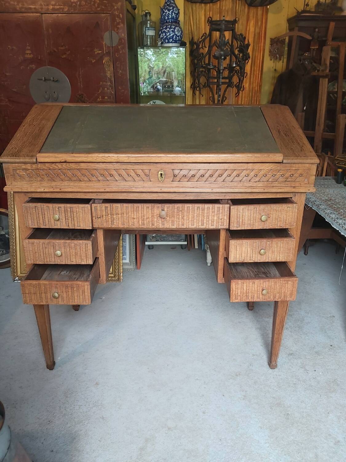 Desk, work furniture