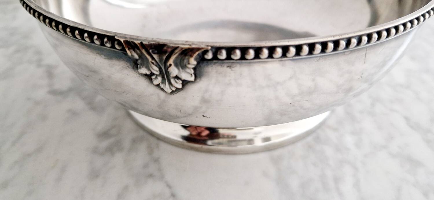 Bouillet & Bourdelle silver plated metal cup 1920