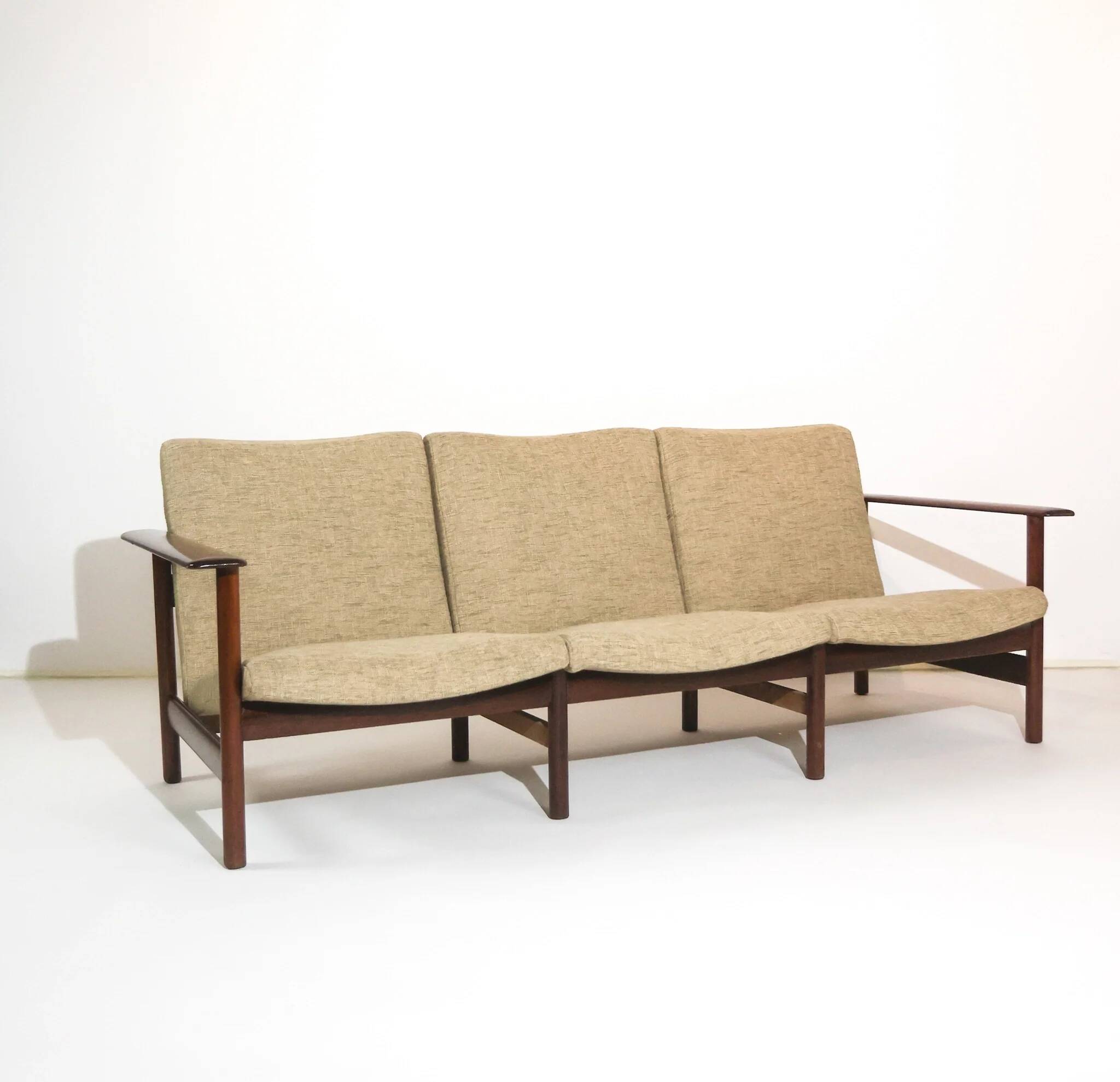 Canapé 3 places par Siège Steiner, France, années 1960