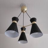 Chandelier 3 diabolos style of 1950