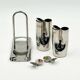 Service huile et vinaigre inox design italien Stella Metallurgica Lux année