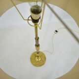Czechoslovakia mid-century floor lamp in alabaster and brass, 1950s
