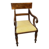 Chaise de bureau victorienne antique