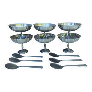 Coupes à glaces en inox - mat
