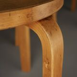Alvar Aalto model 66 Chairs for Artek. 1940s. Set of 4