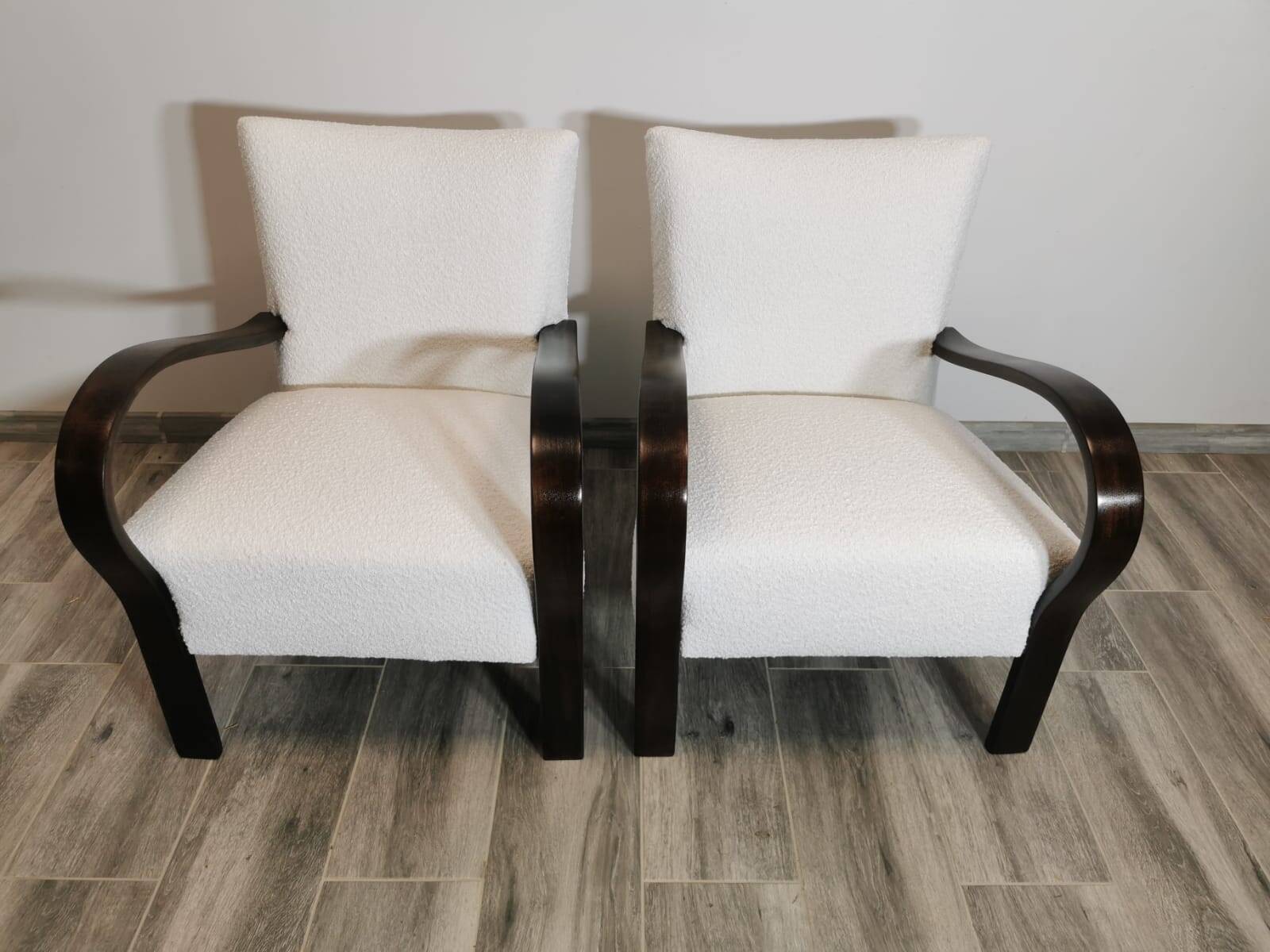 Art Deco Lounge Chairs, Set of 2