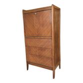 Vintage wooden secretary desk from the 50s