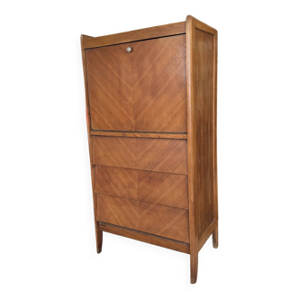 Vintage wooden secretary desk from the 50s