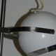 3-ball white and chrome lamppost