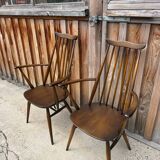 Pair of Ercol armchairs