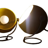 2 Eyeball table lamps