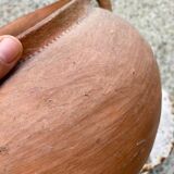 Terracotta pot vase