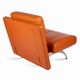 A unique armchair made of genuine leather and designed by the luxury Italian brand Moroso.