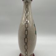 Art deco vase in longwy enamels