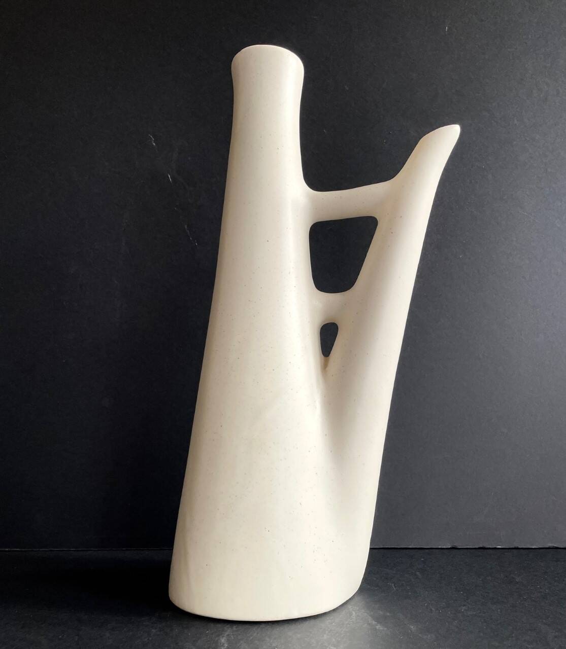 Earthenware “whiskey” bottle by Roger Capron Vallauris