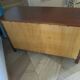Commode longue–3 tiroirs -style colonial–Teinte acajou