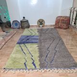 Handmade wool Berber rug 250 X 150 CM