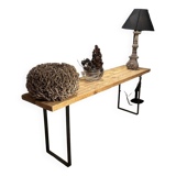 Table basse bois et metal
