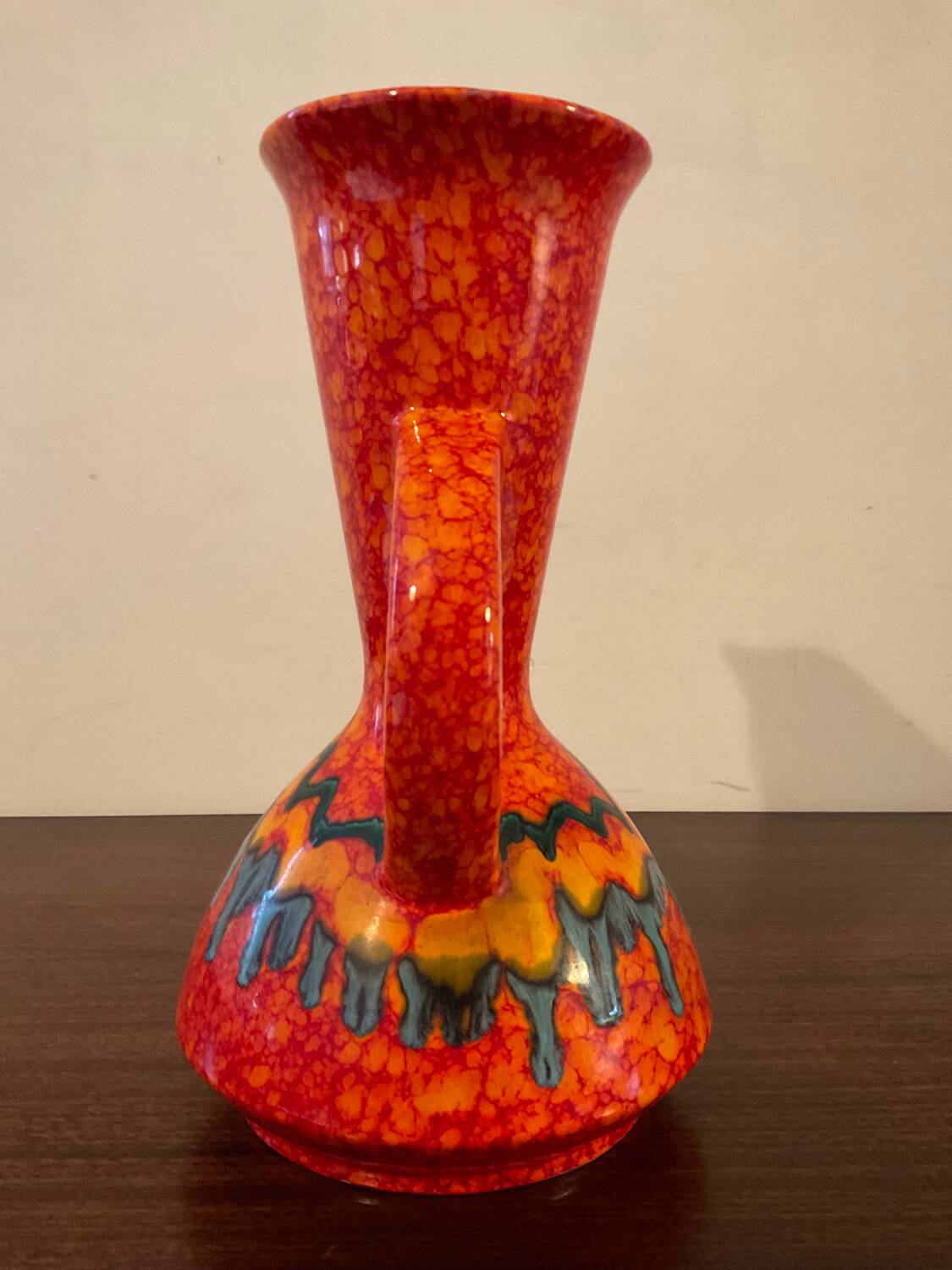 Bertoncello Italy ceramic vase signed
