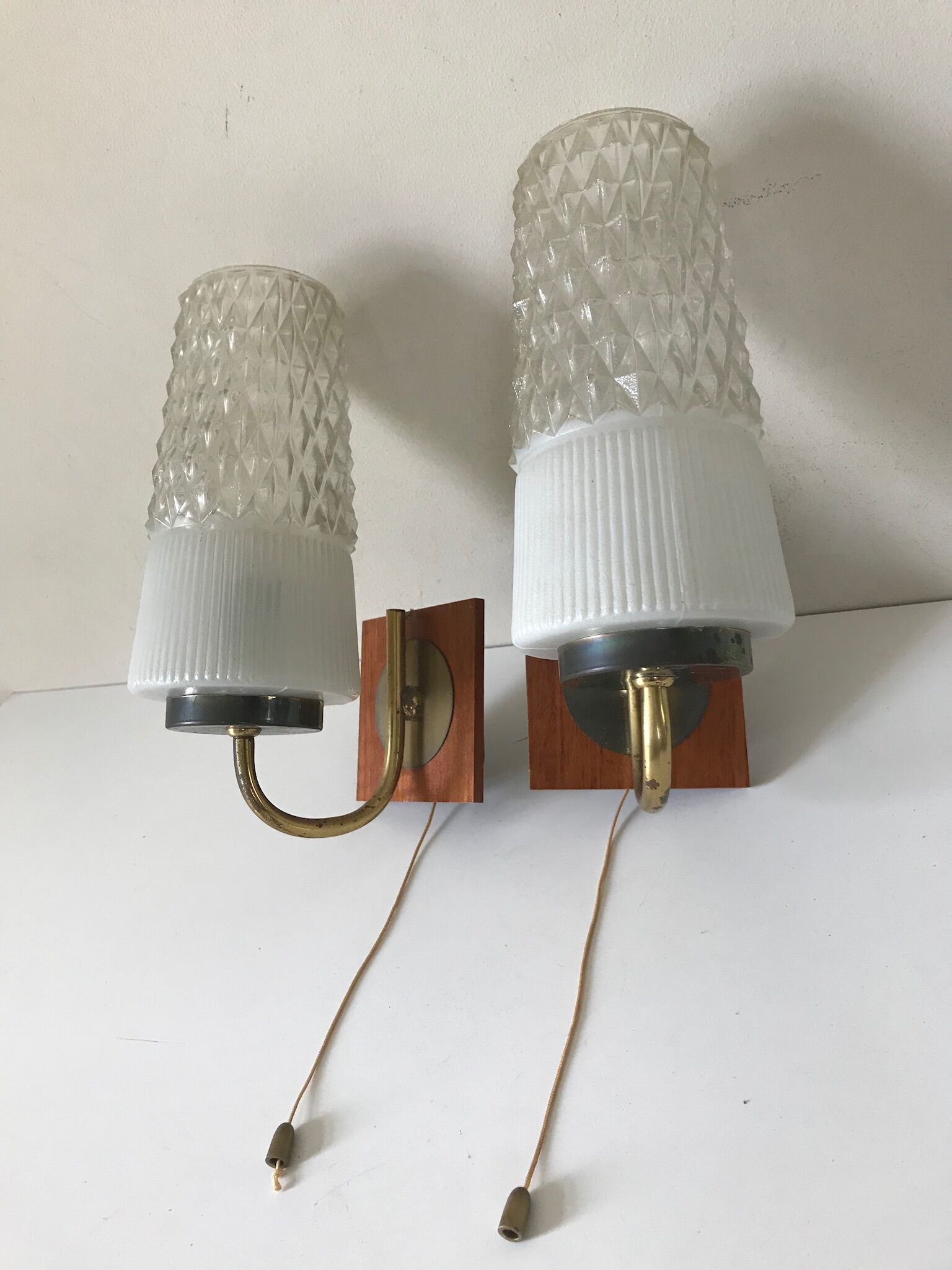 Pair of vintage 1960s sconces