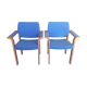 Pair of Danish armchairs, design Thygesen and Sorensen, edition Magnus Olesen