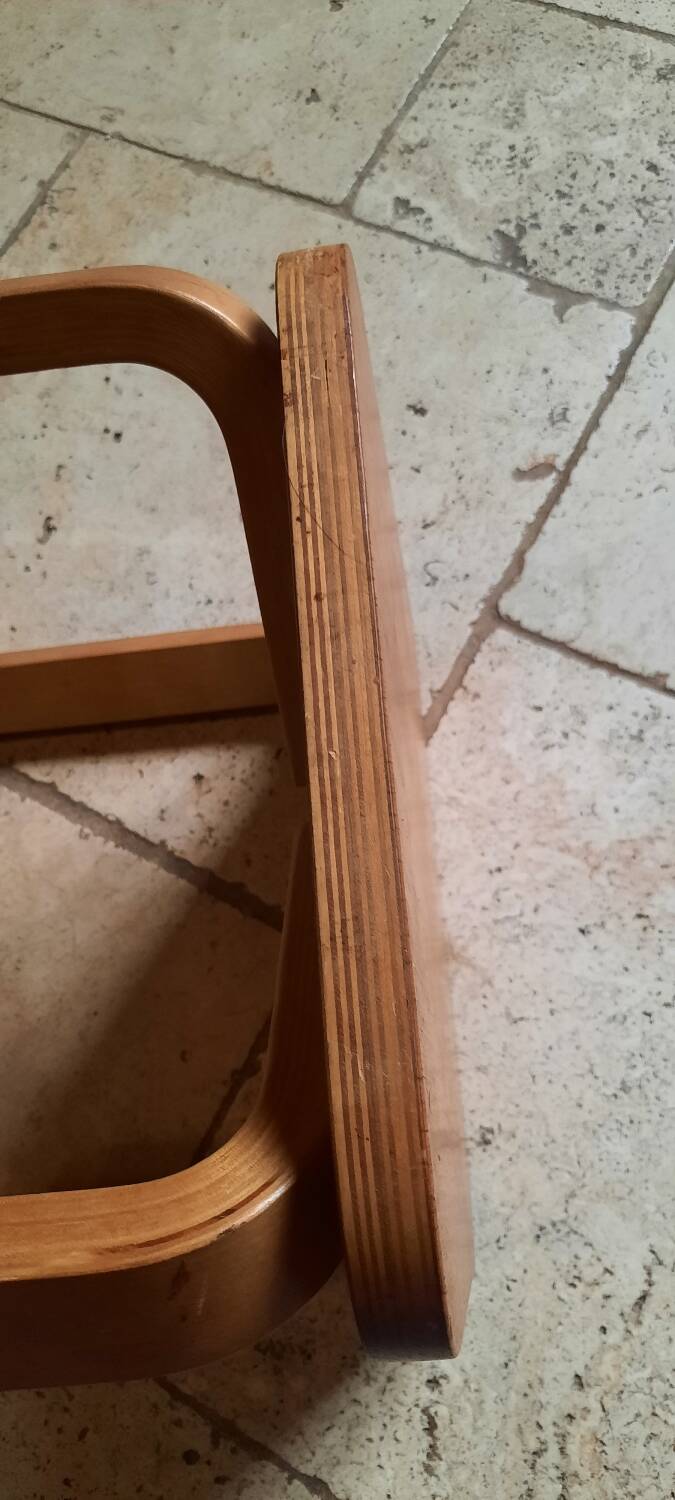 Wooden stool made of pine