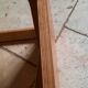 Wooden stool made of pine