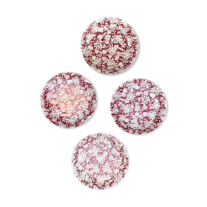 Assiettes fleurs en faience