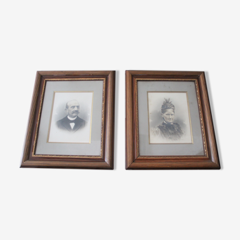 Frames with old photos, XIX°