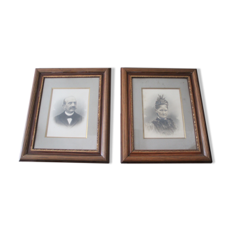 Frames with old photos, XIX°