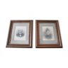 Frames with old photos, XIX°