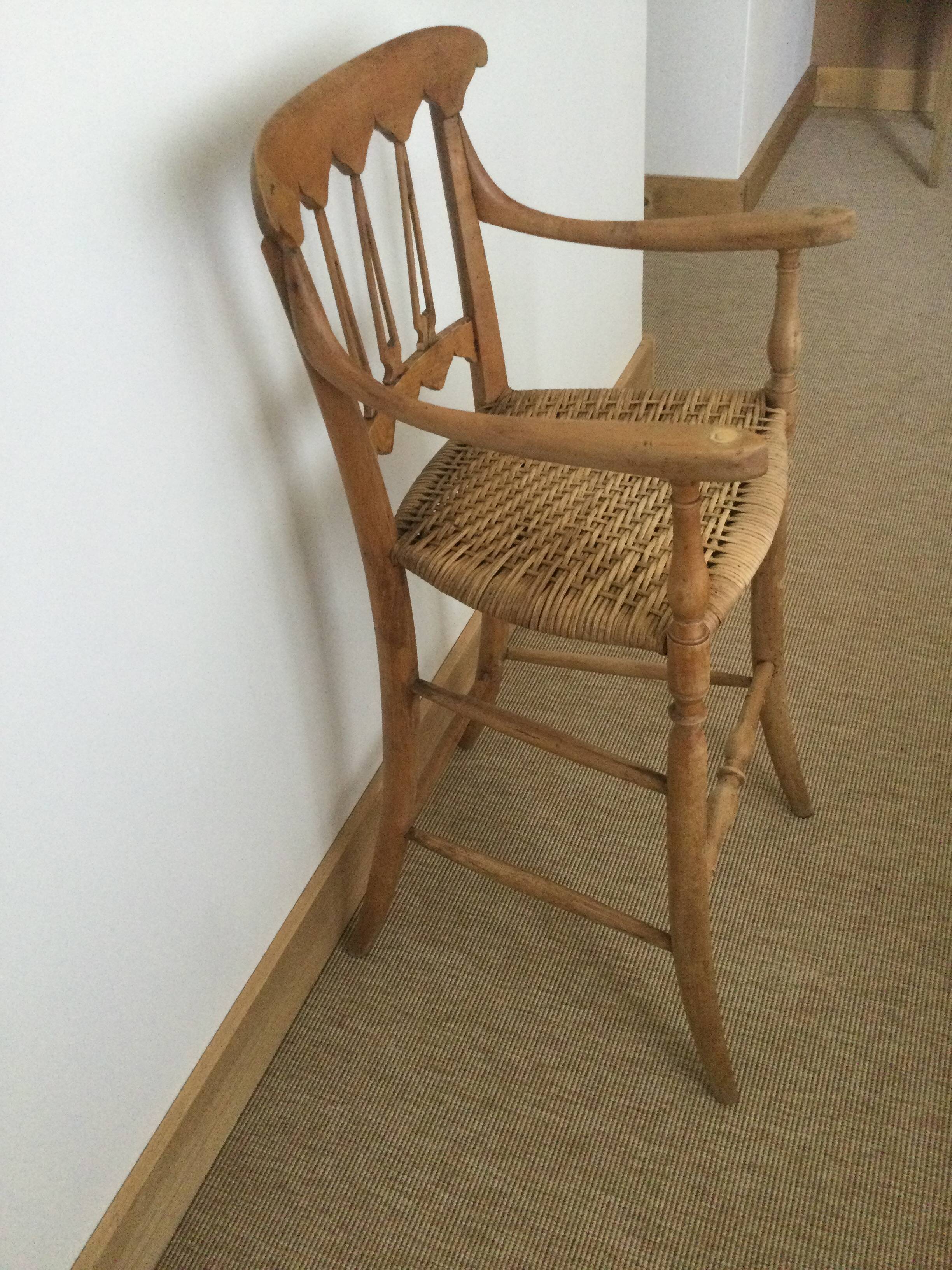 Antique high chair