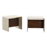 Pair of bedside tables by Pierre Guariche, circa 1968