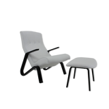 Eero Saarinen Grasshopper Chair and Stool for Knoll, 1950
