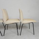 Set of 4 Meurop chairs by Pierre Guariche, 1950s