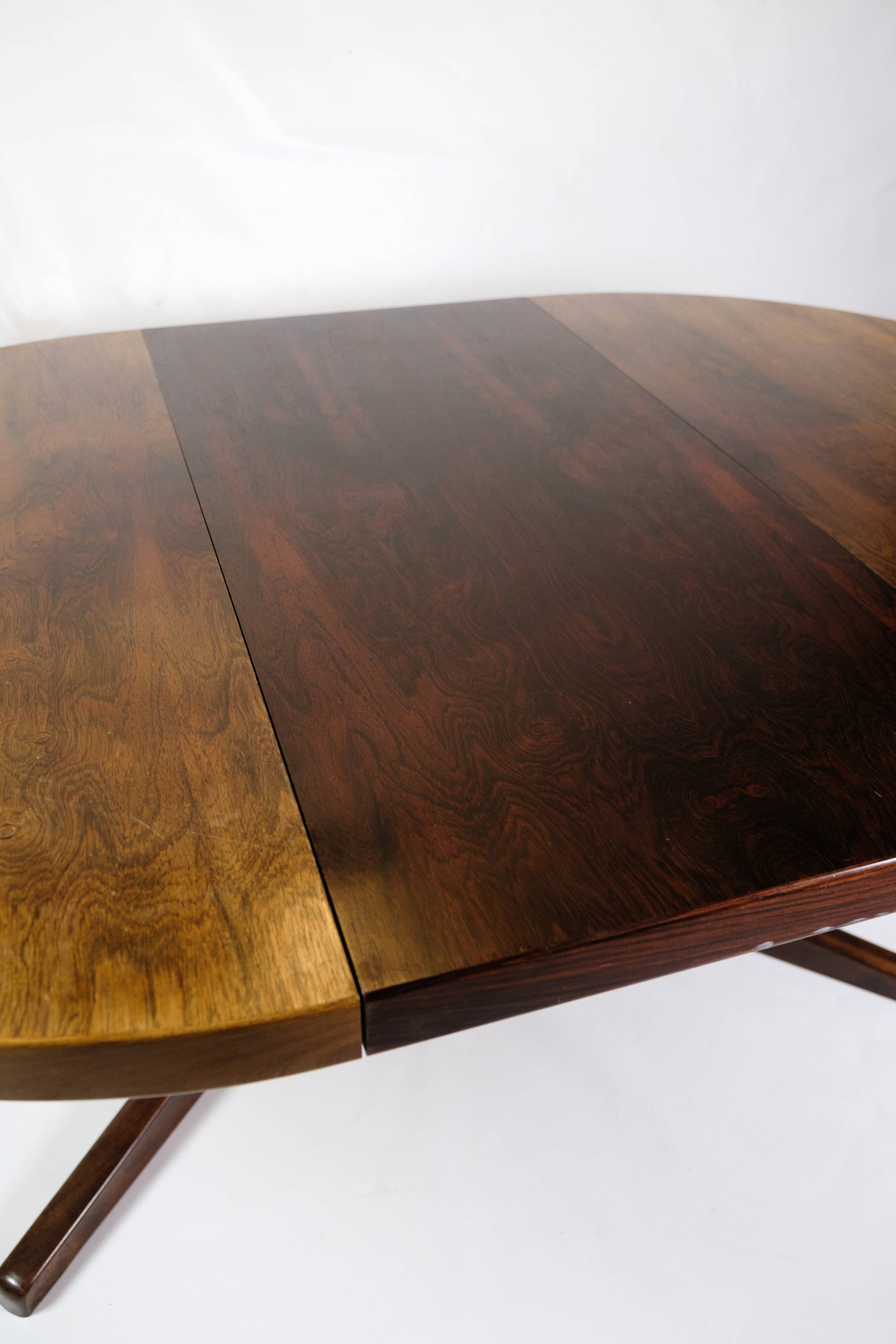 Round Dining Table Made In Rosewood By Skovby Møbelfabrik From 1960s