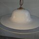 Xxl white swirl ceiling lamp murano vintage