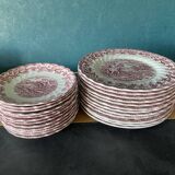 Set of cups, small plates and trim'