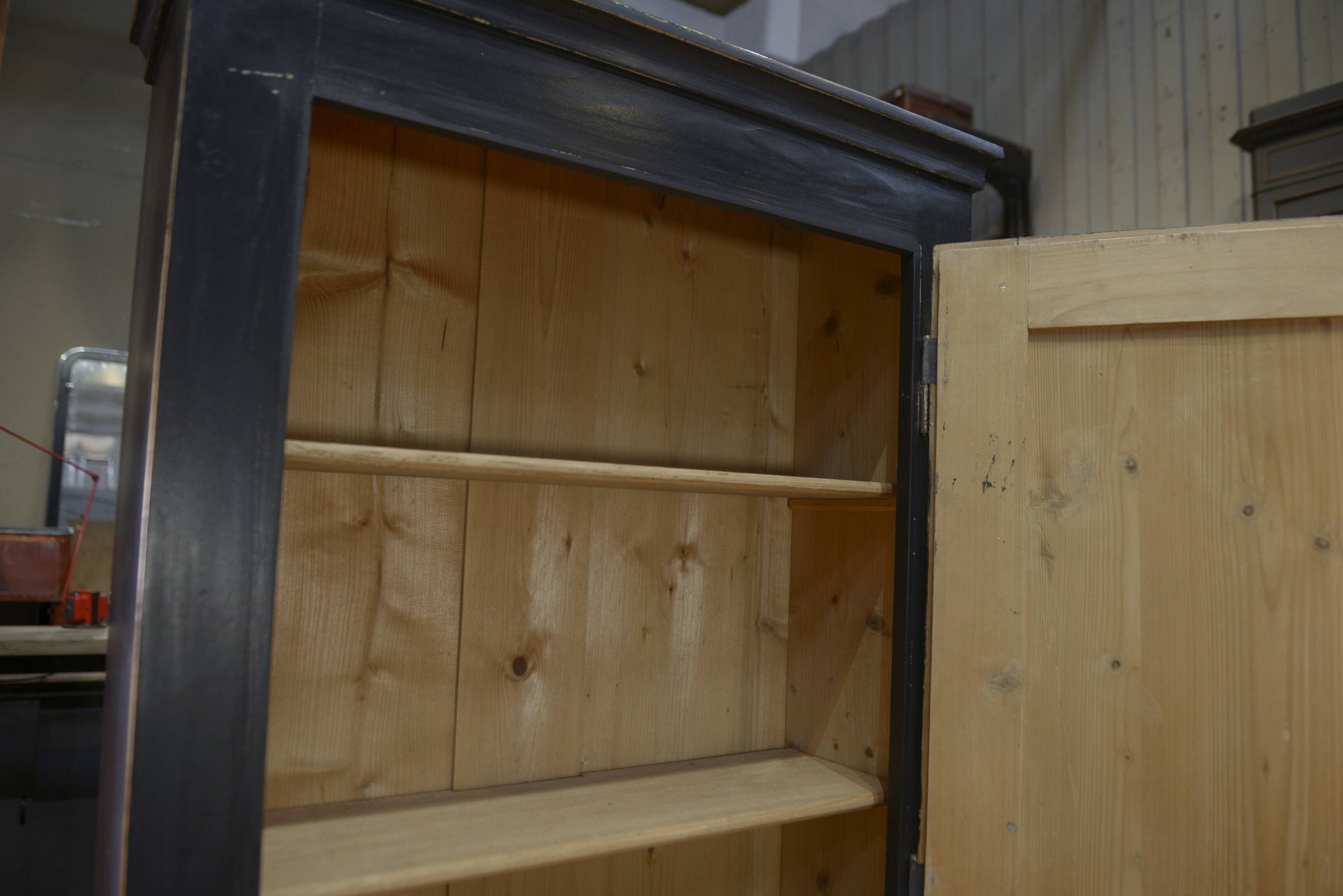 Small 2-drawer fir cabinet 1960