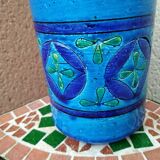 Aldo londi vase for bitossi in the shape of an albarello