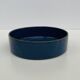 Plat, centre de table en céramique bleu pétrole