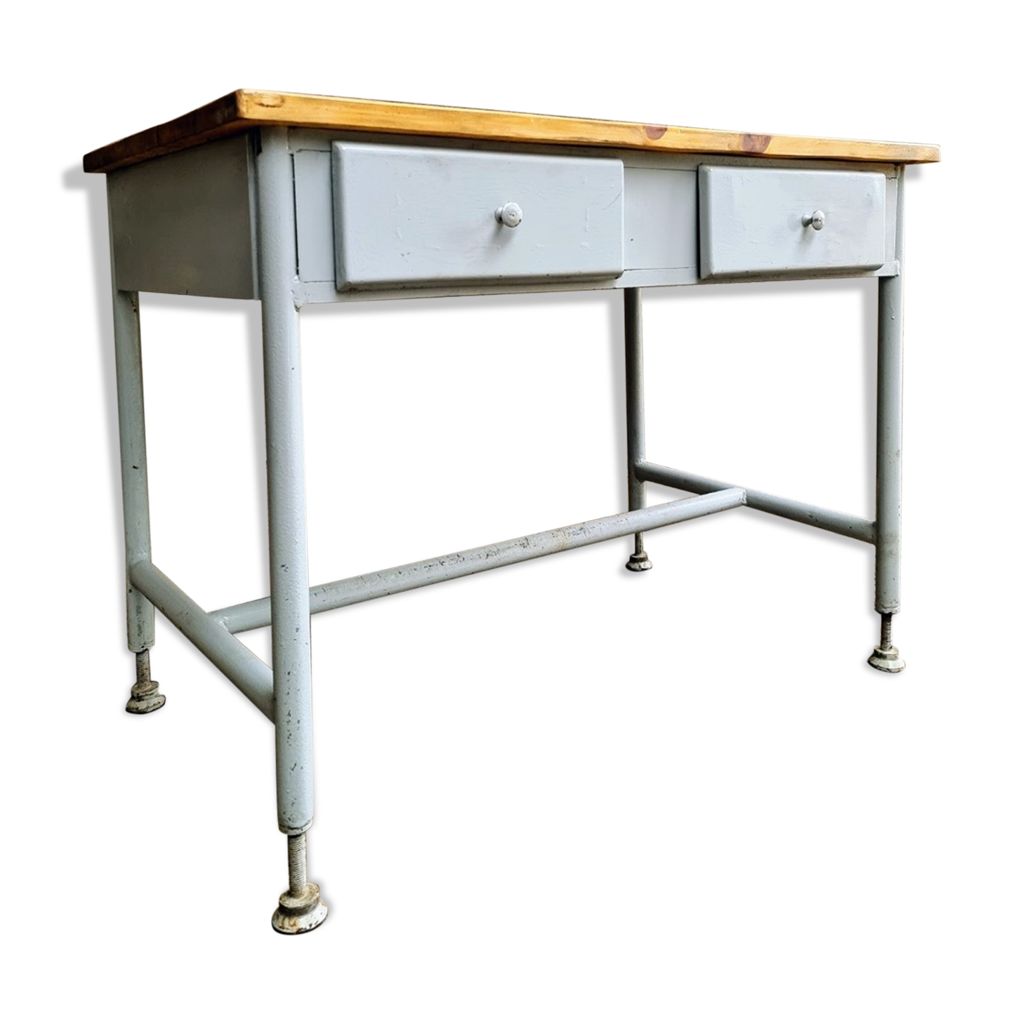 Industrial side table